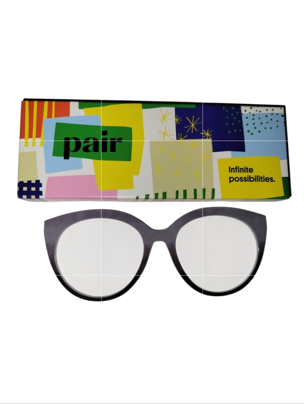 Pair Eyewear Zuri Style Magnetic Topper "The Slate Dip Dye"